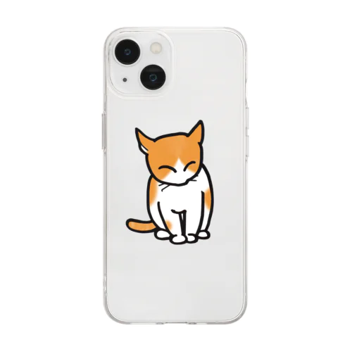 ねこ Soft Clear Smartphone Case