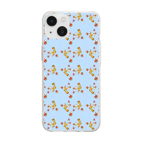 金魚ちゃん達 Soft Clear Smartphone Case