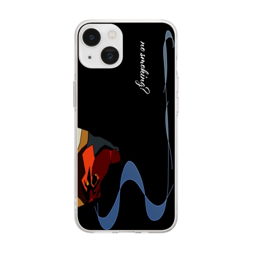 no smoking? Soft Clear Smartphone Case
