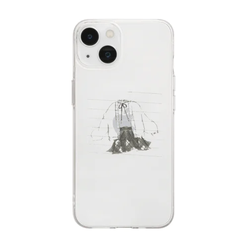 女の子コーデ Soft Clear Smartphone Case