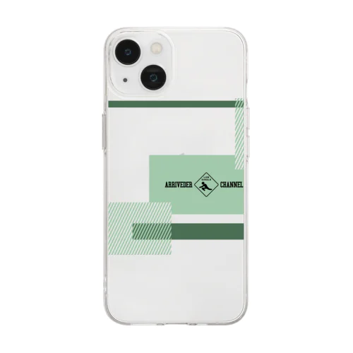 CYBER WINDOW GRN Soft Clear Smartphone Case