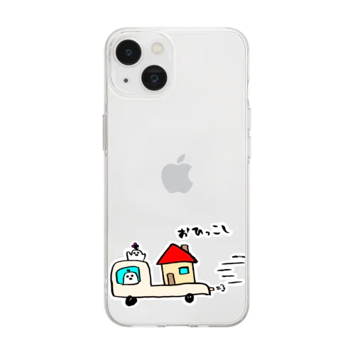 おひっこし Soft Clear Smartphone Case