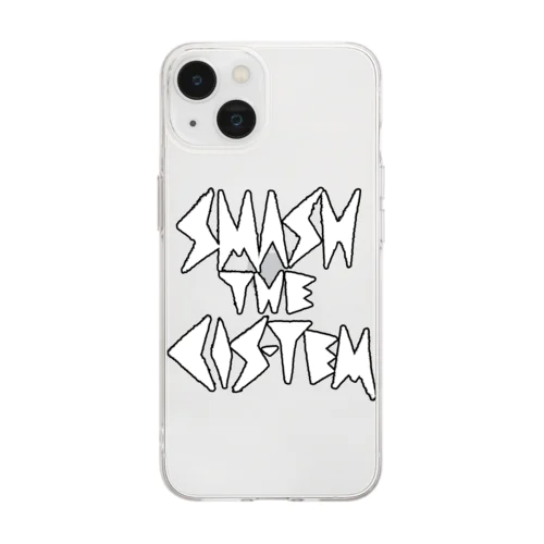 SMASH THE CIS-TEM 白 Soft Clear Smartphone Case