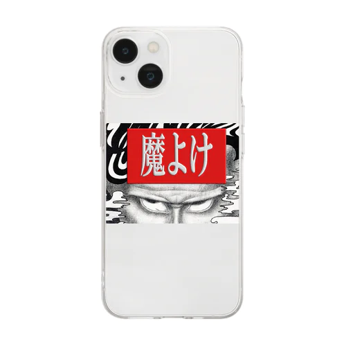 魔よけ　〇 Soft Clear Smartphone Case