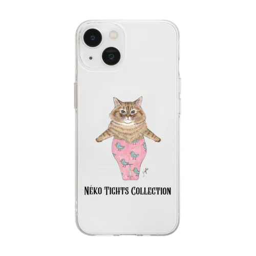 【サリーちゃん】Néko Tights Collection Soft Clear Smartphone Case