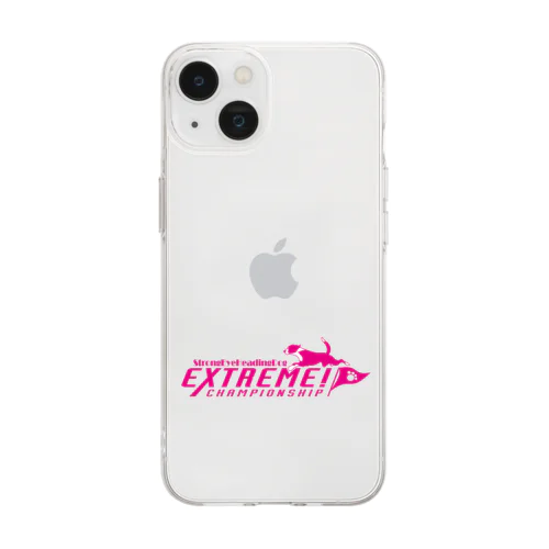 エクストリーム×ストロングアイヘディングドッグ Soft Clear Smartphone Case