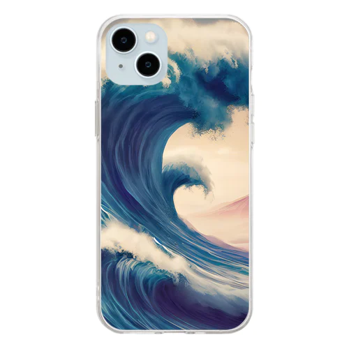 The Great Wave Soft Clear Smartphone Case