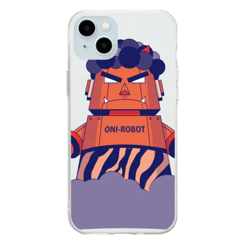 鬼ロボ Soft Clear Smartphone Case