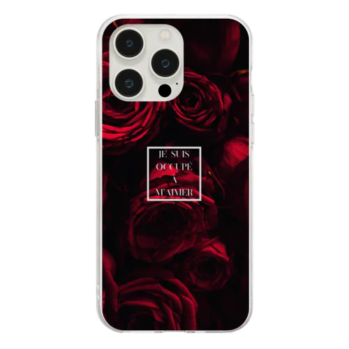 flower3 Soft Clear Smartphone Case