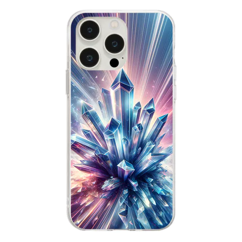 プリズムの花束 Soft Clear Smartphone Case