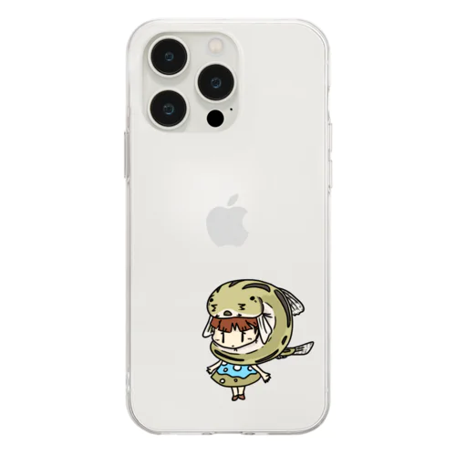 シマ・ド嬢様 Soft Clear Smartphone Case