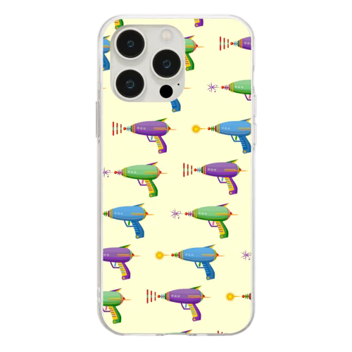 Shoot the ray gun! Soft Clear Smartphone Case