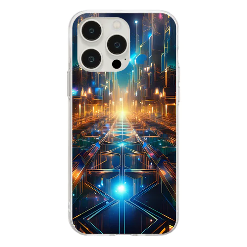 星明りの都市 Soft Clear Smartphone Case