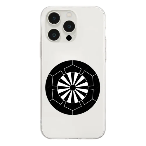 源氏車家紋 Soft Clear Smartphone Case