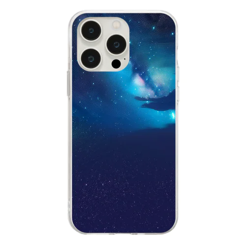 星降る夜 Soft Clear Smartphone Case