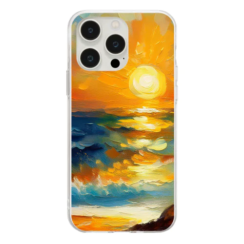 光の道しるべ Soft Clear Smartphone Case