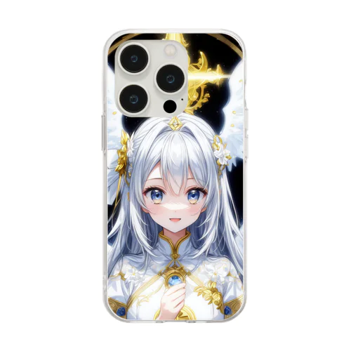 🪽天使の美少女🪽 Soft Clear Smartphone Case