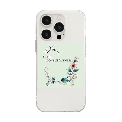 You and Your Consciousness□ Soft Clear Smartphone Case