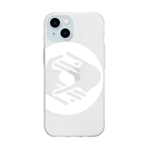 シンプルシンボルな狐の窓C Soft Clear Smartphone Case