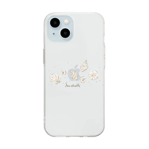 貝殻 Soft Clear Smartphone Case