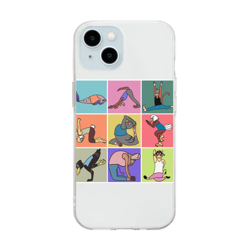 YOGA × Animals Soft Clear Smartphone Case