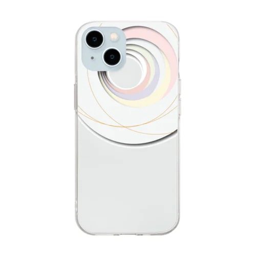 Circles －new air－ Soft Clear Smartphone Case