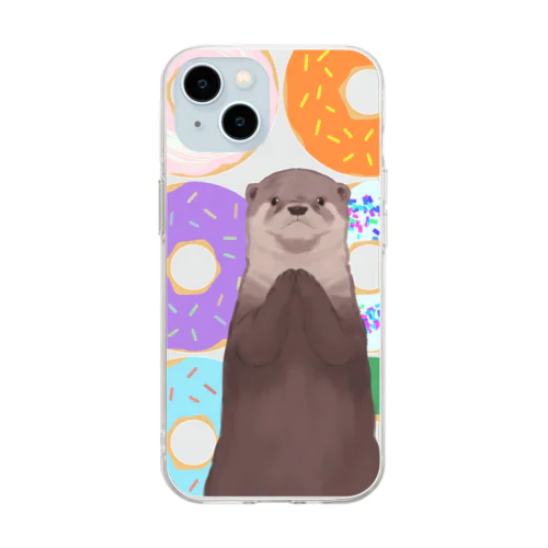 子ツメカワウソ Soft Clear Smartphone Case