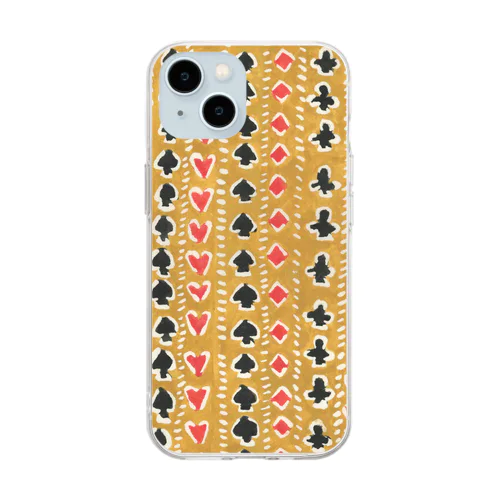 ♡◇♧♤ Soft Clear Smartphone Case