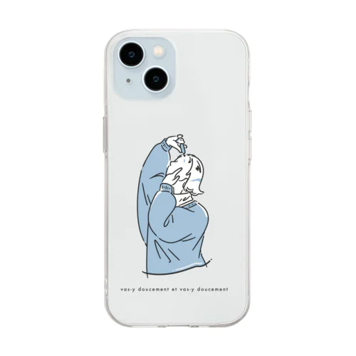 めぐすりさん Soft Clear Smartphone Case