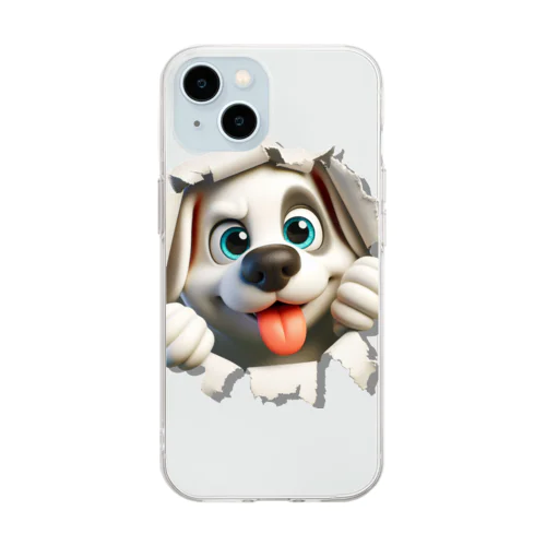 Naughty dog Soft Clear Smartphone Case