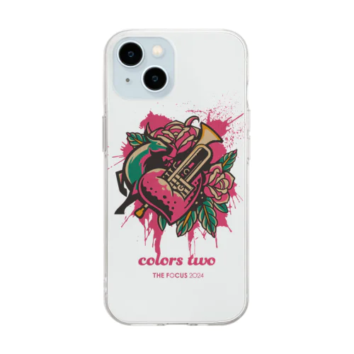 THE FOCUS 2024 "colors two" Soft Clear Smartphone Case