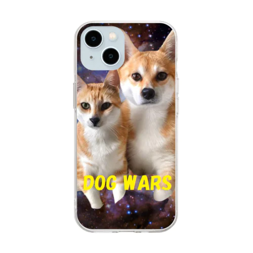 DOG WARS Soft Clear Smartphone Case