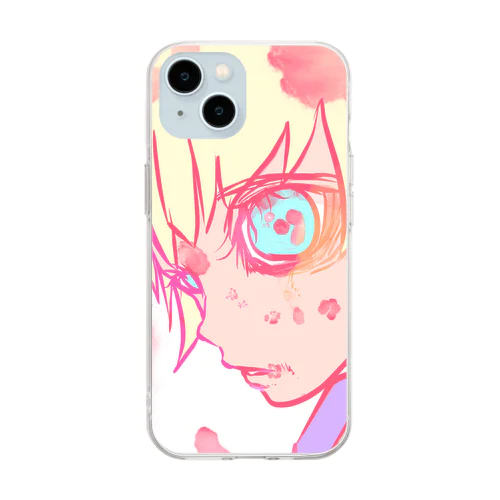 何? Soft Clear Smartphone Case