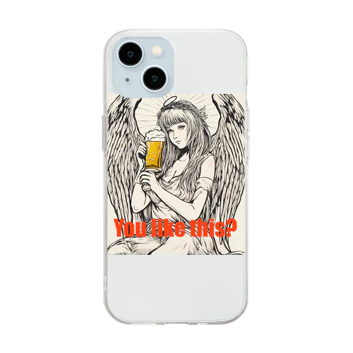 Angel beer Soft Clear Smartphone Case