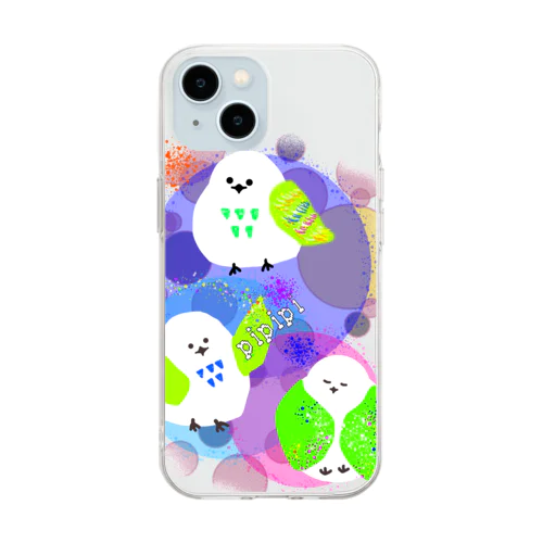 シマピピくん Soft Clear Smartphone Case