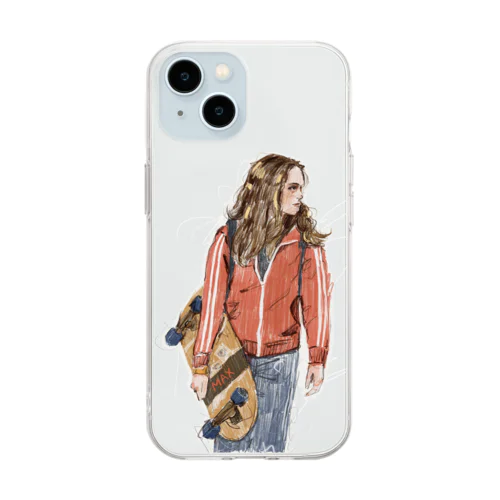 Max in Stranger Things Soft Clear Smartphone Case