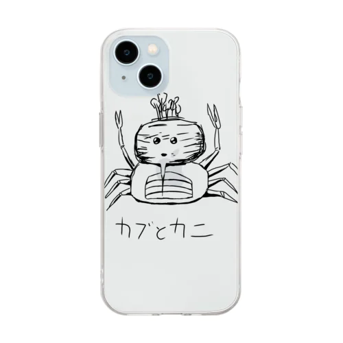 カブトガニ Soft Clear Smartphone Case