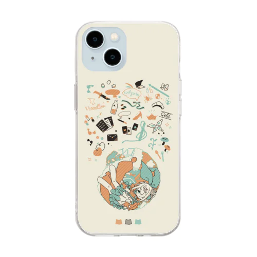 【LiEat】スマホケース Soft Clear Smartphone Case