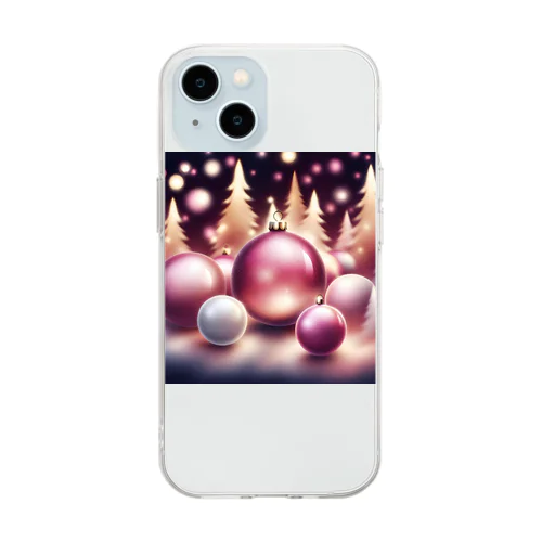 Sweet　Xmass Soft Clear Smartphone Case