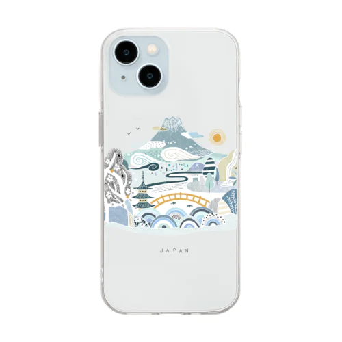 Japan 日本 Soft Clear Smartphone Case