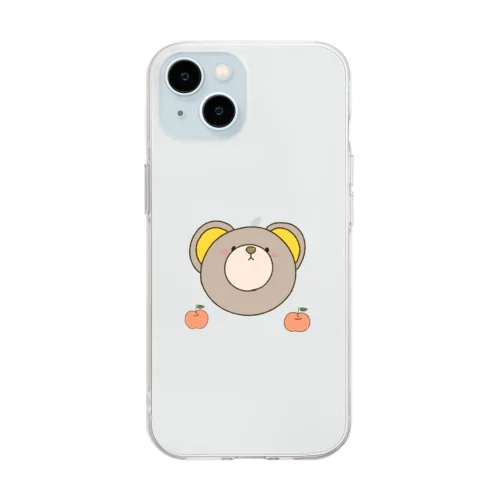 ゆるいくま Soft Clear Smartphone Case