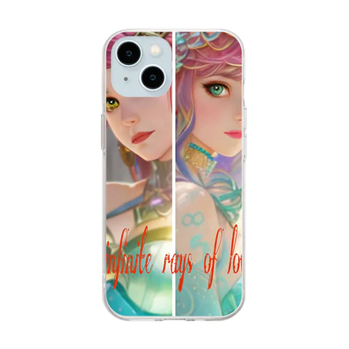 There are infinite rays of love in my eyes Soft Clear Smartphone Case