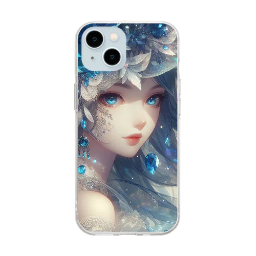 氷の精🧊✨ Soft Clear Smartphone Case