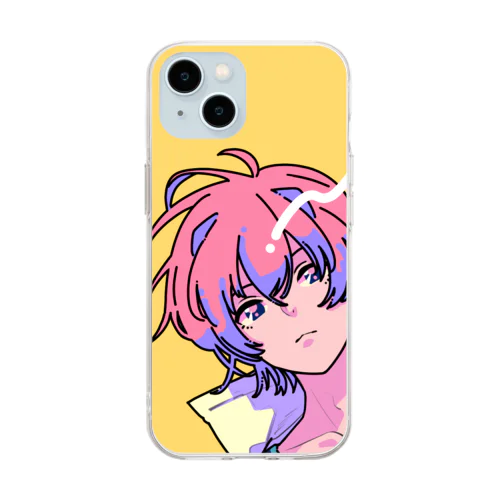 ニューレトロ・ボーイズa Soft Clear Smartphone Case