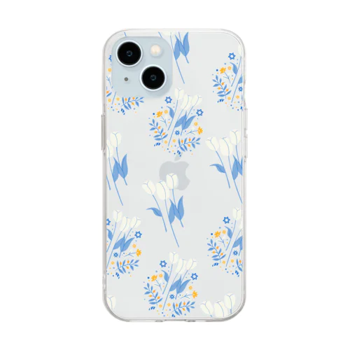 すずらん2 Soft Clear Smartphone Case