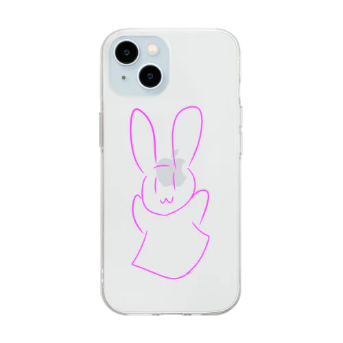 うさぎ印 Soft Clear Smartphone Case