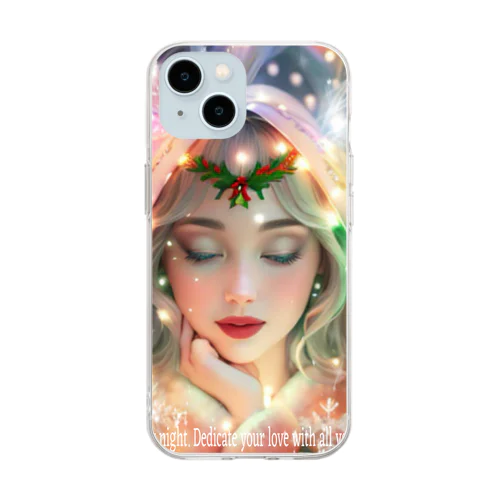  On a holy night. Dedicate your love with all your heart. Soft Clear Smartphone Case