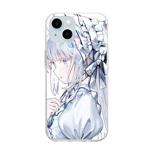 ガラスの帽子 Soft Clear Smartphone Case