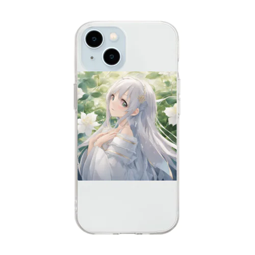 悲哀　オンナンオ Soft Clear Smartphone Case