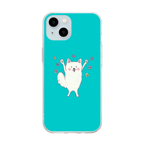 スピ犬 Soft Clear Smartphone Case